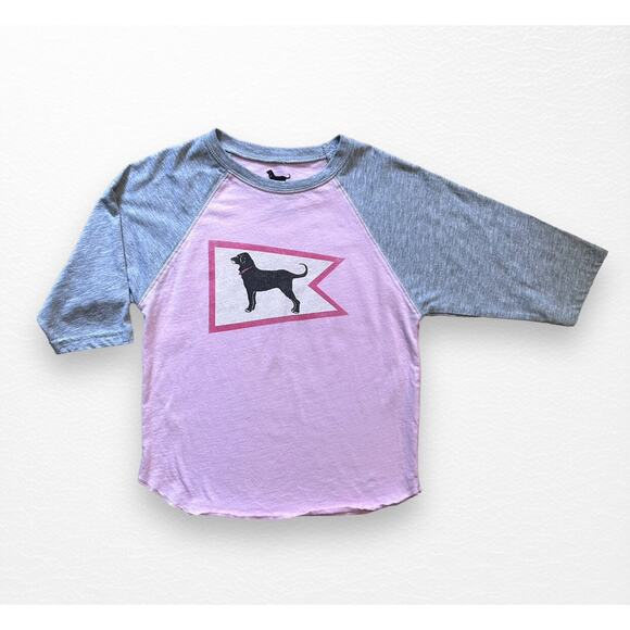 The Black Dog Raglan Tee, Size 6 - Picture 4 of 6